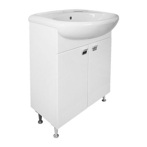 Тумба с раковиной Loranto Адель CS00090396 62х46х84 напольная цвет белый