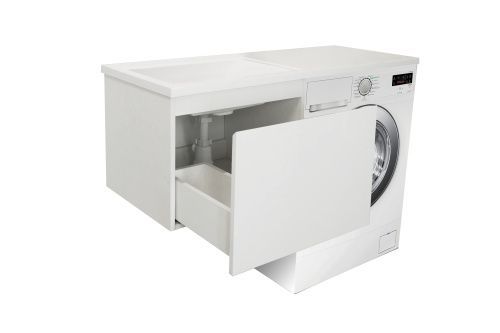 Тумба с раковиной Эстет Dallas Luxe 100 ФР-00002321 36х48х43 подвесная цвет белый