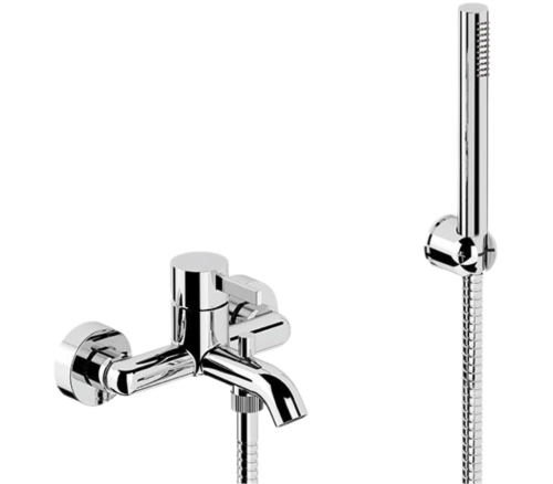 Смеситель для ванны Remer Metrica MC027MD настенный хром