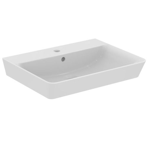 Раковина керамическая Ideal Standard CONNECT AIR E074201 60х50 накладная цвет белый 1 отверстие под смеситель