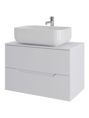 Тумба с раковиной Orange Line Li-80TuwMDF+B03-600W 81х46х68