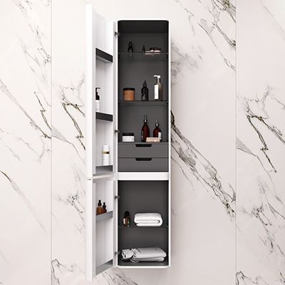 Шкаф-пенал Am.Pm Sensation M30CHL0406WG 40х35х155 подвесной цвет белый - фото 3