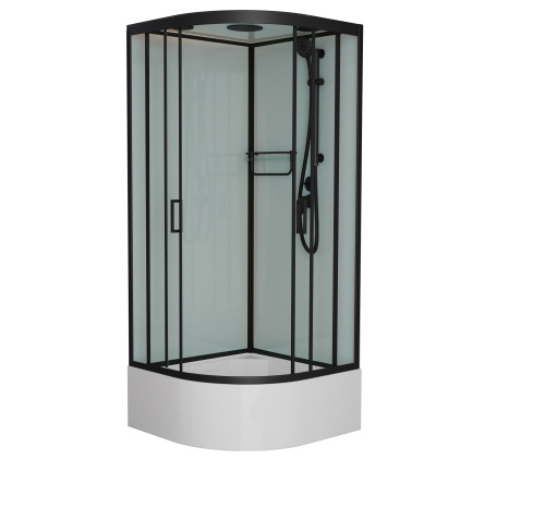Душевая кабина Frank 149009 100х100 с крышей ориентация универсальная