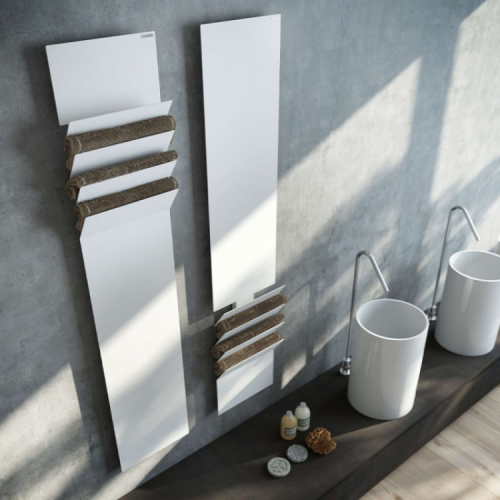 Полотенцесушитель Antrax Flaps ECFPA171001B/BCOR 35х171 электрический белый матовый