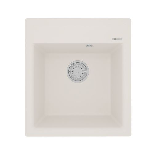 Кухонная мойка LeMark Hanka 450 9910010 45х50 цвет белый поверхность матовая