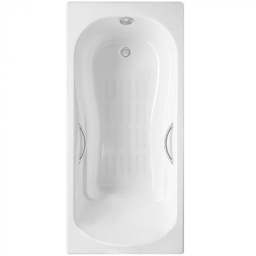 Ванна чугунная Delice Haiti Luxe DLR230638R-AS 170х80 пристенная прямоугольная без ножек с отверстиями под ручки