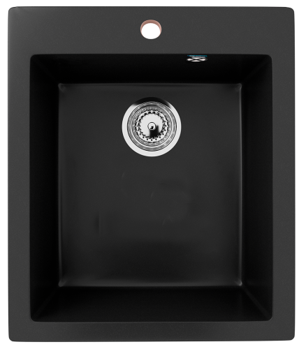 Кухонная мойка Ulgran Classic U-404-344 42х50 цвет черный