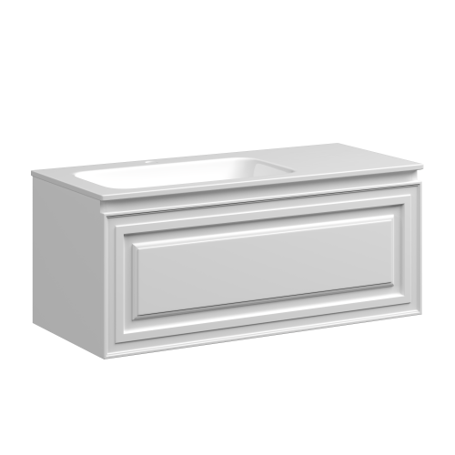 Тумба под раковину Sancos Very VR100LW 100х45х41 подвесная цвет белый