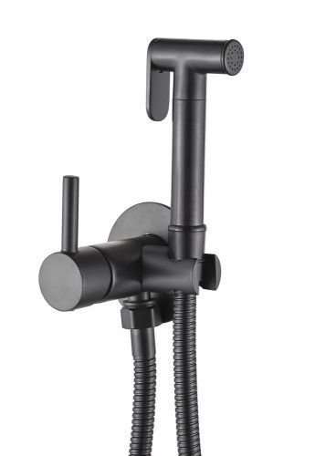 Гигиенический душ со смесителем AQG 34TAU0010520 цвет черный матовый