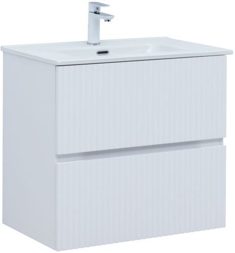 Тумба под раковину Aquanet Джейн 00313285 69х44х64 напольная/подвесная цвет белый