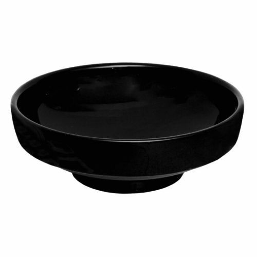 Раковина керамическая Vitra Water Jewels 4334B070-0016 40х40 накладная цвет черный без отверстий под смеситель