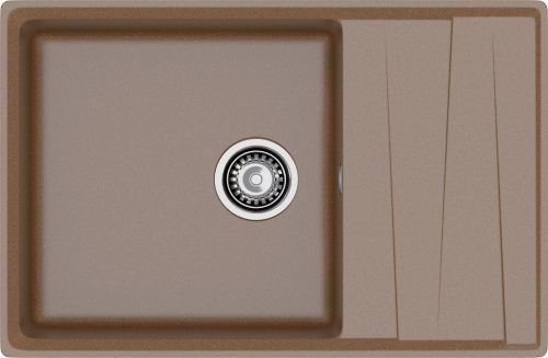 Кухонная мойка Granfest Level LV-760L терракот 76х50 цвет коричневый поверхность матовая