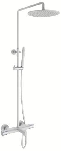 Душевая стойка AltroBagno Intento AltroBagnoIntento030424MW настенная цвет белый матовый