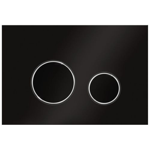 Клавиша смыва механическая KK POL M11 V1 SPP/146/0/K цвет черный/хром