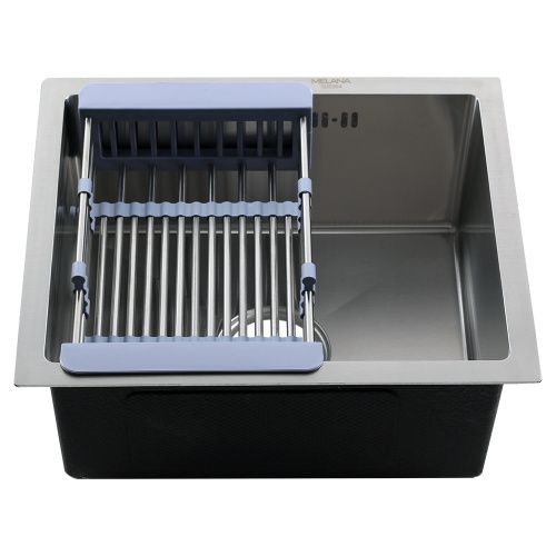 Кухонная мойка Melana ProfLine H4538 сатин 45х38 цвет сатин поверхность матовая