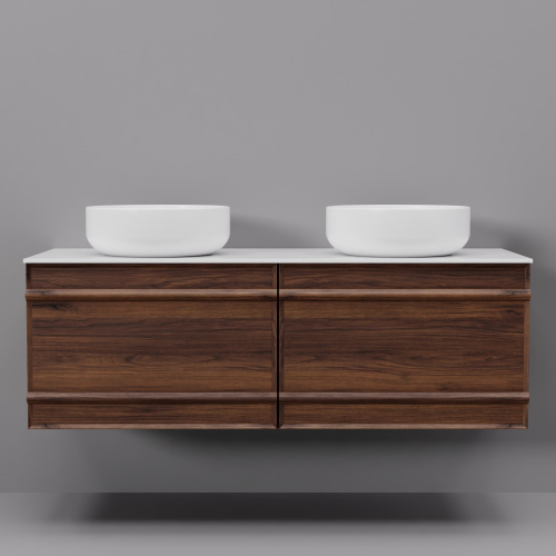 Тумба с раковиной Art Decco Bridget (Бриджит) ABR12W22D300 120x45x40 подвесная цвет черный орех