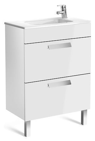 Тумба под раковину Roca DEBBA Z.RU93.0.270.8 59х35х72 цвет белый глянцевый