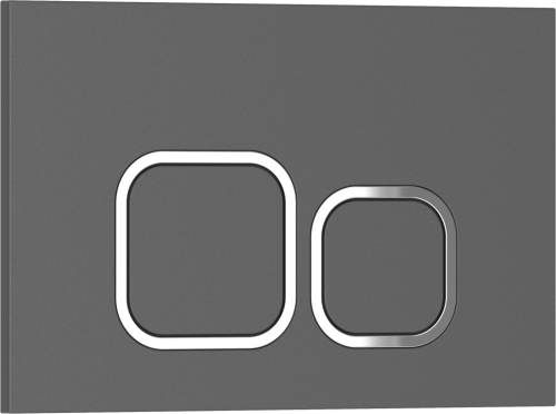 Клавиша смыва механическая Iberica Blanca ESTI-Q IB.B083.007.000 цвет серый