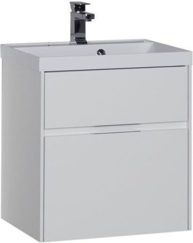 Тумба с раковиной Aquanet Латина 00212833 60х45х65 напольная/подвесная цвет белый