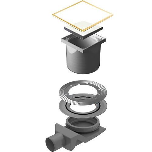 Душевой трап Pestan Confluo Standard White Glass 4 Gold 13000159