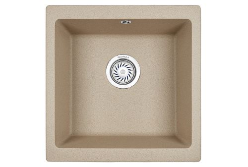 Кухонная мойка Granula 4451, ПЕСОК 45х46 цвет бежевый поверхность матовая