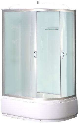 Душевая кабина Loranto CS-66120L F 120*80*215 120х80 асимметричная с крышей ориентация универсальная