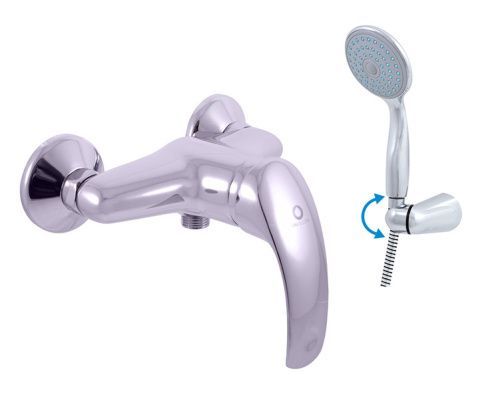 Смеситель для душа MISSISSIPPI MS081.5/2 настенный хром