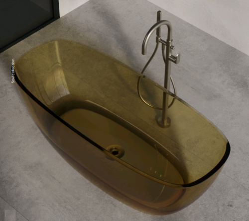 Ванна полиэфирная смола Dea Design Soul DD8630 1700 R6 170х72 отдельностоящая прямоугольная