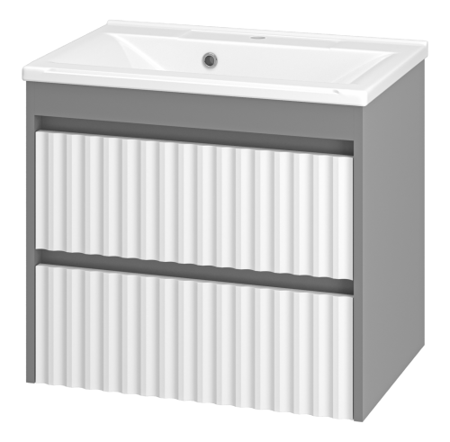 Тумба под раковину Brevita Balaton BAL-06065-01-012Я 63х44х54 подвесная