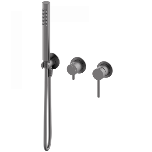 Смеситель для душа Wonzon & Woghand Stick WW-838017-BGM встраиваемый в стену графит