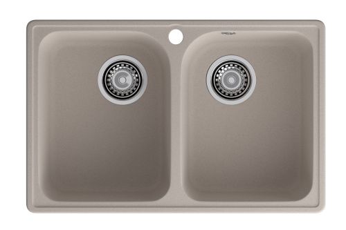 Кухонная мойка Granfest Quarz 15 песочный 74х48 цвет бежевый поверхность матовая