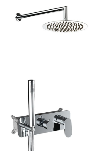 Душевая система AQG Beta 19BETER24102 встраиваемая цвет хром