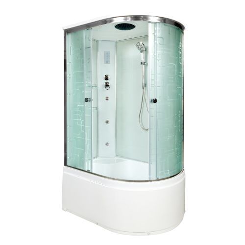 Душевая кабина AvaCan EM5012LGM+EL 120х90 асимметричная с крышей ориентация левая