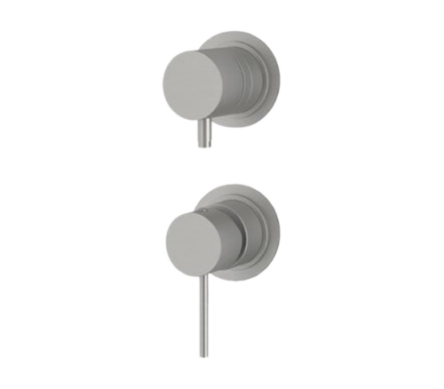 Смеситель для душа Remer X Style Inox SSX93P встраиваемый в стену нержавеющая сталь