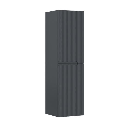 Шкаф-пенал Orka Moonlight 3001322 40х27х138 подвесной цвет антрацит матовый