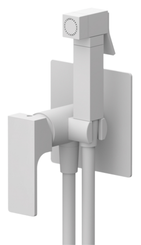 Гигиенический душ со смесителем Remer AU65BO белый матовый