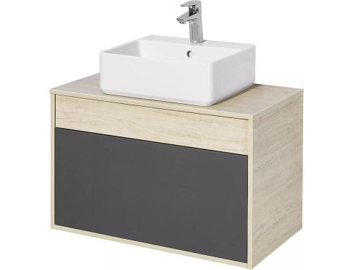 Тумба под раковину Aquaton Лофт Урбан 1A247601LQX60 80х45х51 подвесная цвет дуб орегон
