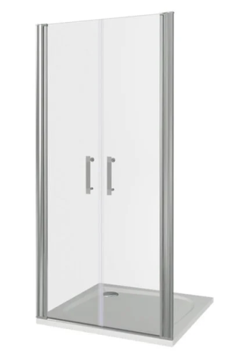 Душевая перегородка Good Door MOKKA МК00003 90х185 стекло прозрачное профиль белый