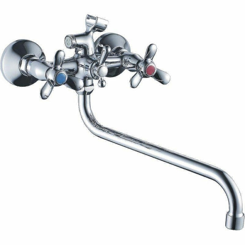 Cмеситель для ванны и душа Haiba HB2212 настенный хром