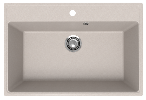 Кухонная мойка Ulgran Quartz Forte 760-10 76х51 цвет песочный