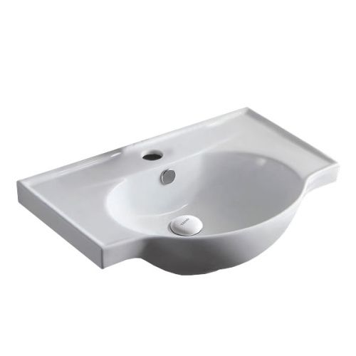 Раковина из санфаянса Azario TEO-60 62х47 подвесная цвет белый 1 отверстие под смеситель