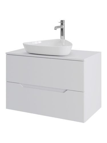 Тумба с раковиной Orange Line Li-80TuwMDF+B07-500W 81х46х66