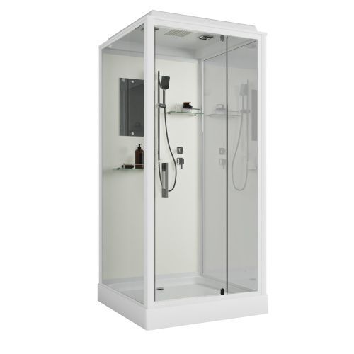 Душевая кабина Niagara Standart ST100/15Q 100х100 квадратная с крышей ориентация универсальная