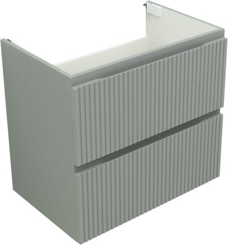 Тумба под раковину Aquanet Джейн (Flat) 00335433 70х46х64 подвесная цвет зеленый/серый