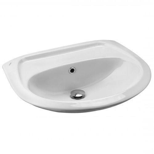 Раковина из сантехнического фарфора Santek Бриз 1WH110463 49х60 подвесная цвет белый