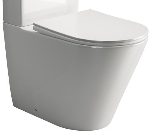 Чаша унитаза напольная Ceramica Nova HIGHLIGHT CN1802-B цвет белый без бачка с сиденьем микролифт безободковая смыв торнадо