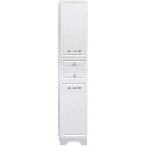Шкаф-пенал 1MarKa Прованс У59770 35х31х184 напольный цвет белый