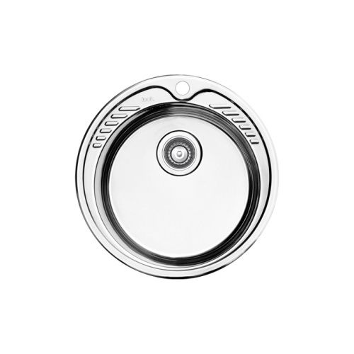 Кухонная мойка IDDIS Suno SUN49S0i77S 49х49 цвет сатин поверхность глянцевая