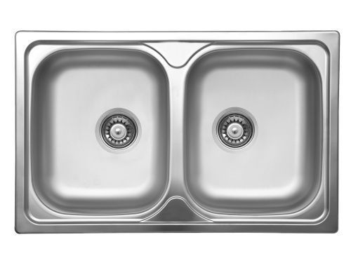 Кухонная мойка Ukinox Гранд GRP800.500 20GT8K -O 50х80 цвет хром поверхность полированная