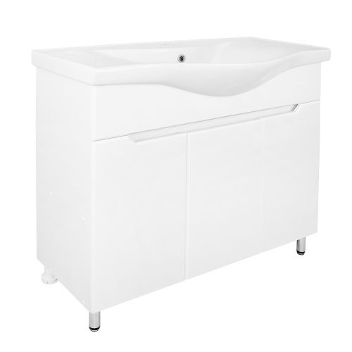 Тумба с раковиной Loranto Палермо CS00093229 87х45х83 напольная цвет белый